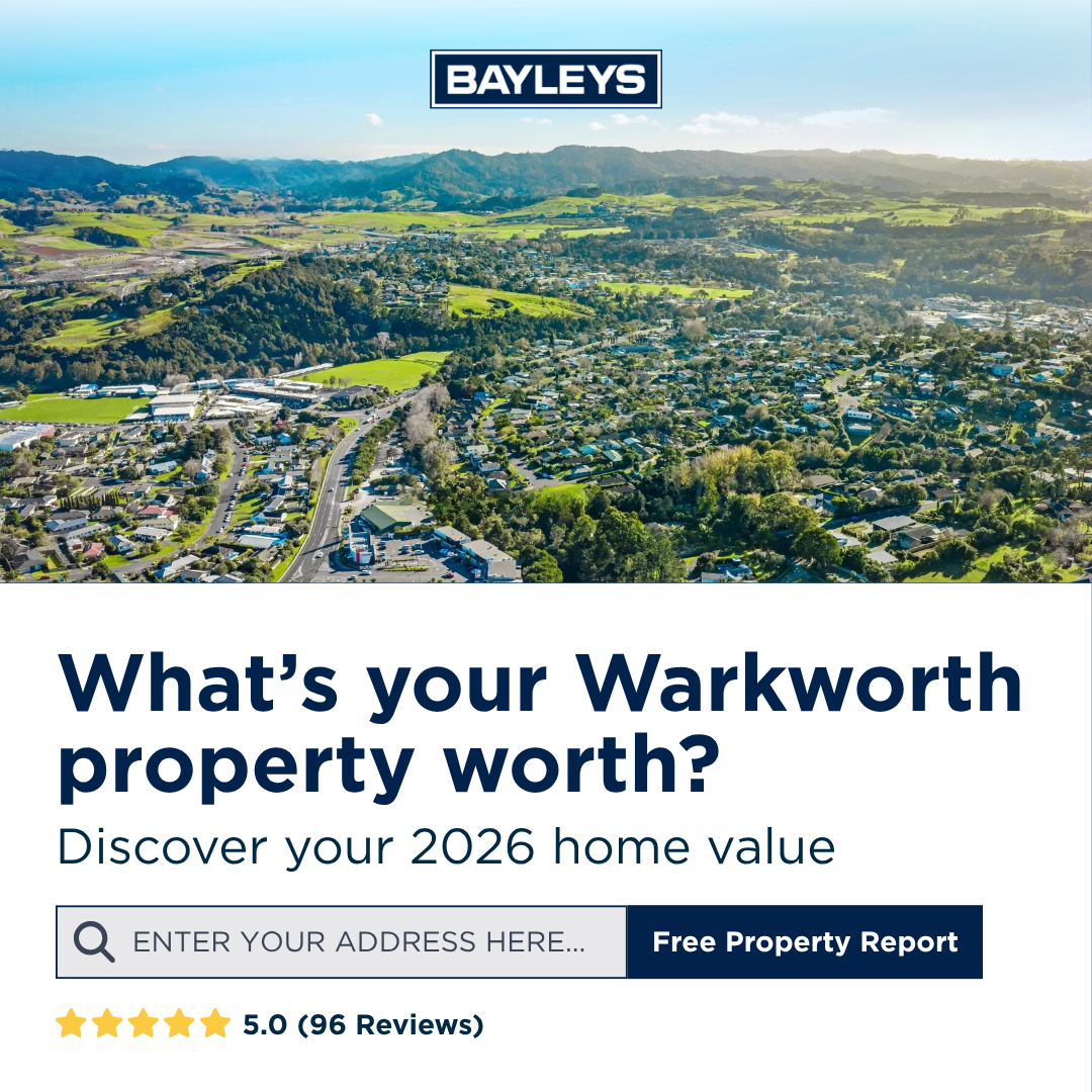 Bayleys Mahurangi Facebook ad: What's Your Property Worth?