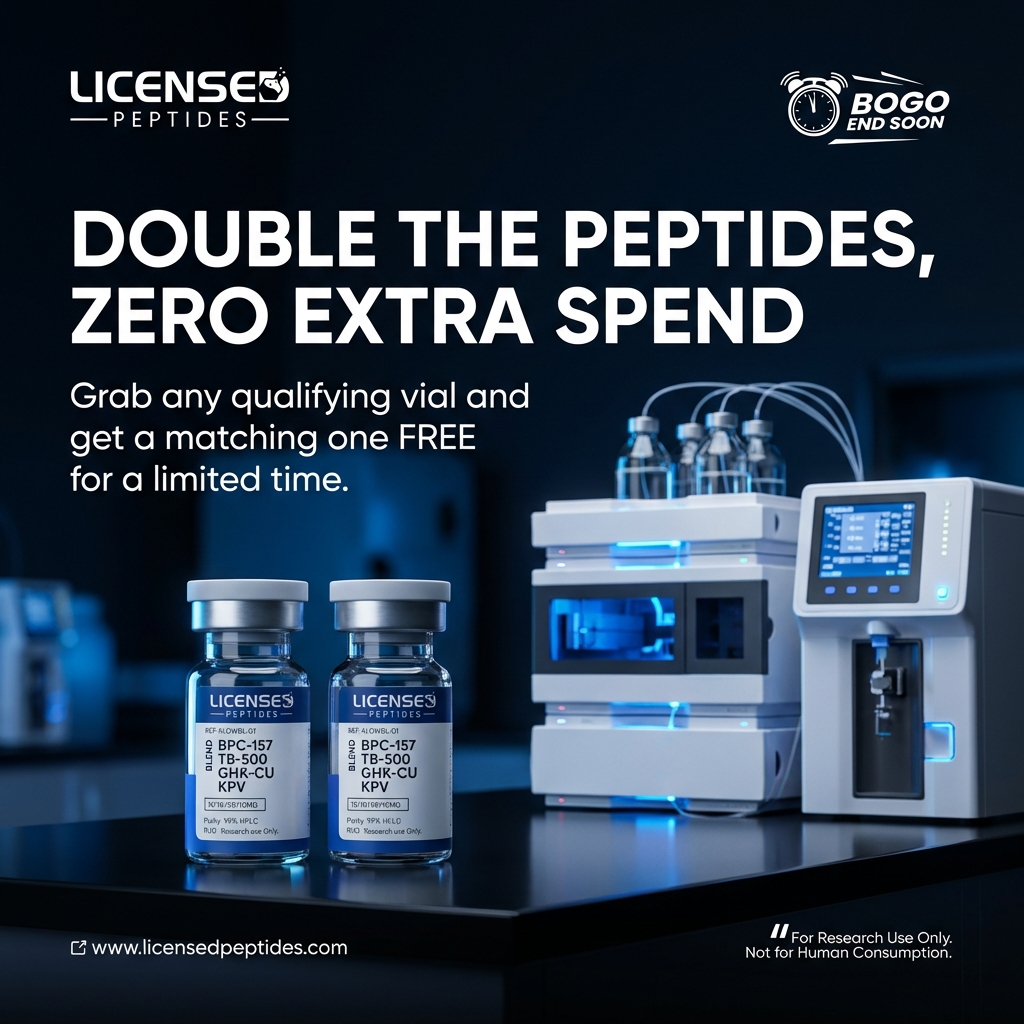 LicensedPeptides Facebook ad