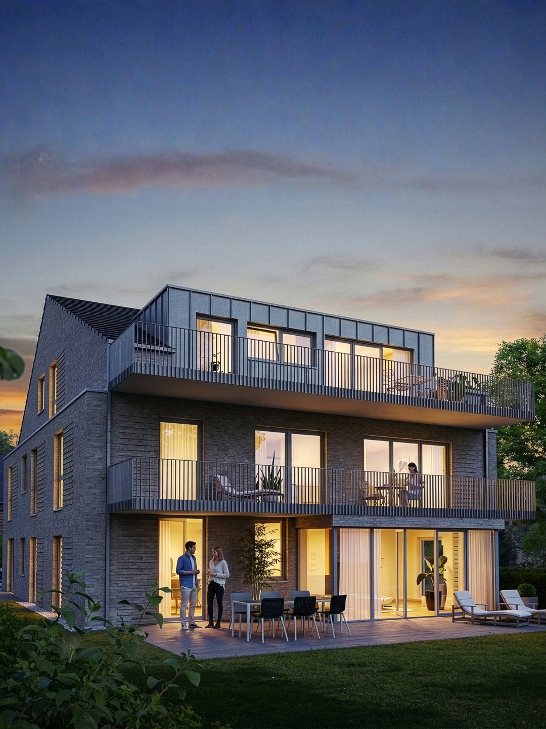 Engel & Völkers Münster Facebook ad: NEU! Neubauprojekt in Hiltrup
