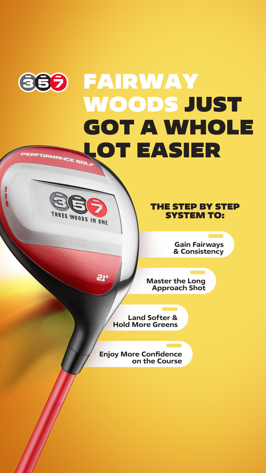 Performance Golf Facebook ad