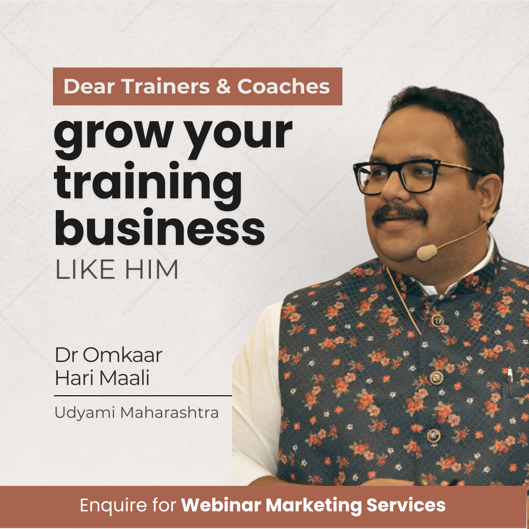 Paarami Digital Consulting Facebook ad: Are you a trainer, coach or consultant? We manage ₹1.5 Cr…