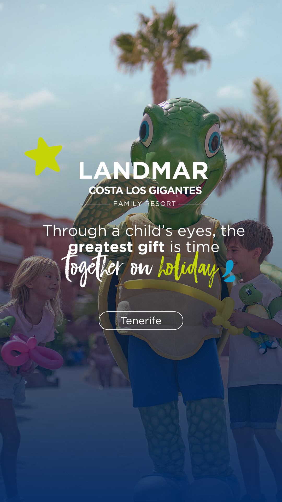 Landmar Costa Los Gigantes Facebook ad: Your family summer starts here