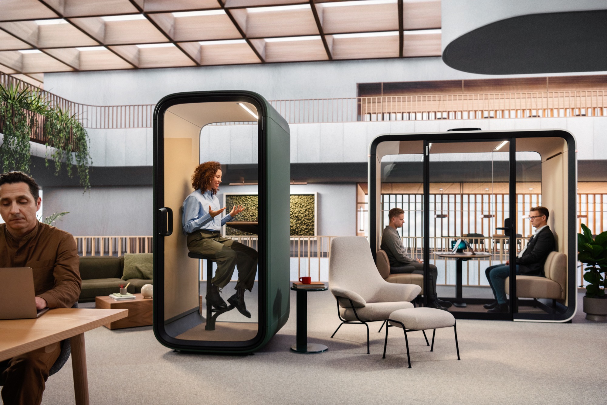 Bsl Lifestyles Facebook ad: Soundproof office Booths for Privacy and Focus