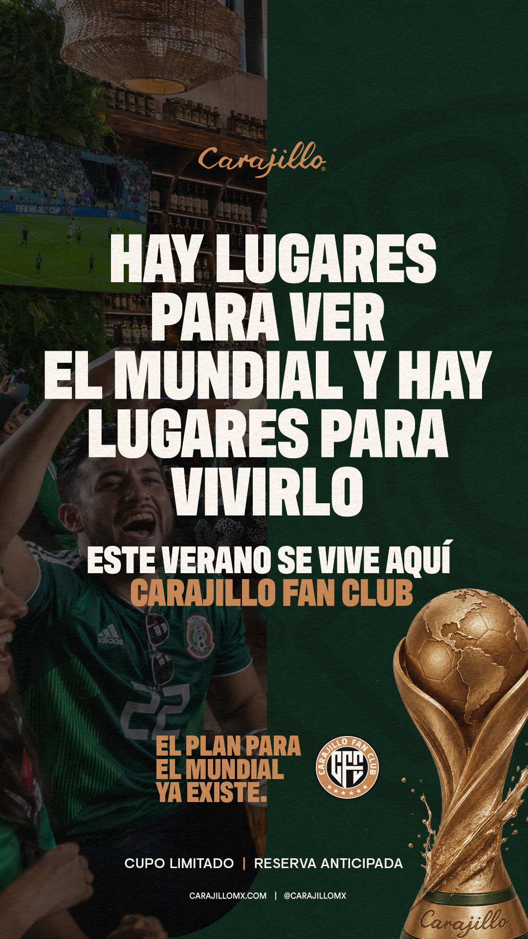 Carajillo Facebook ad from Jun 10, 2026