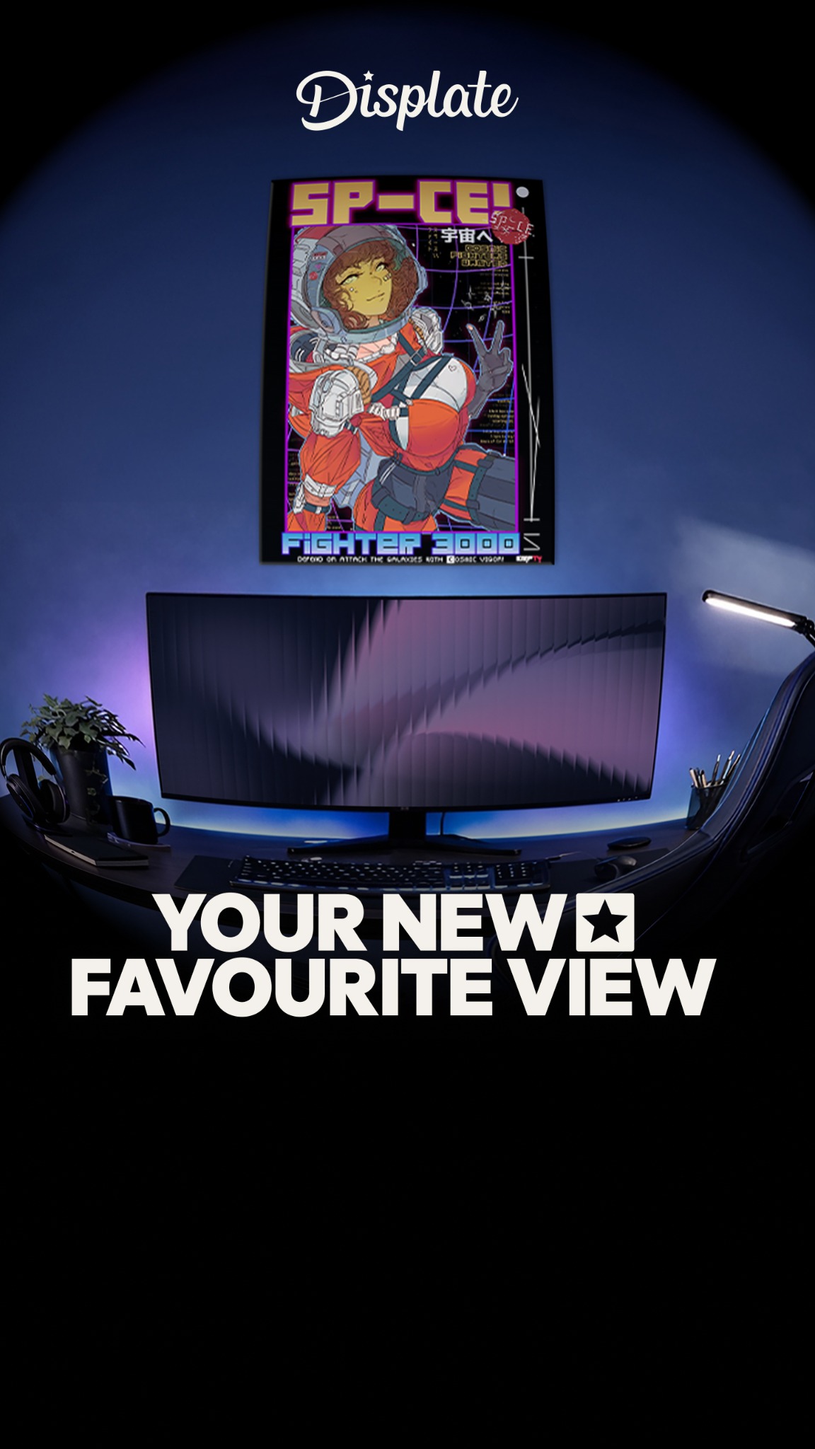 Displate Facebook ad