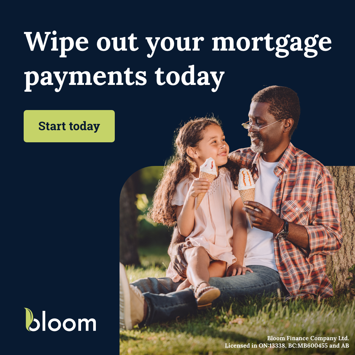 Bloom Finance Company Facebook ad