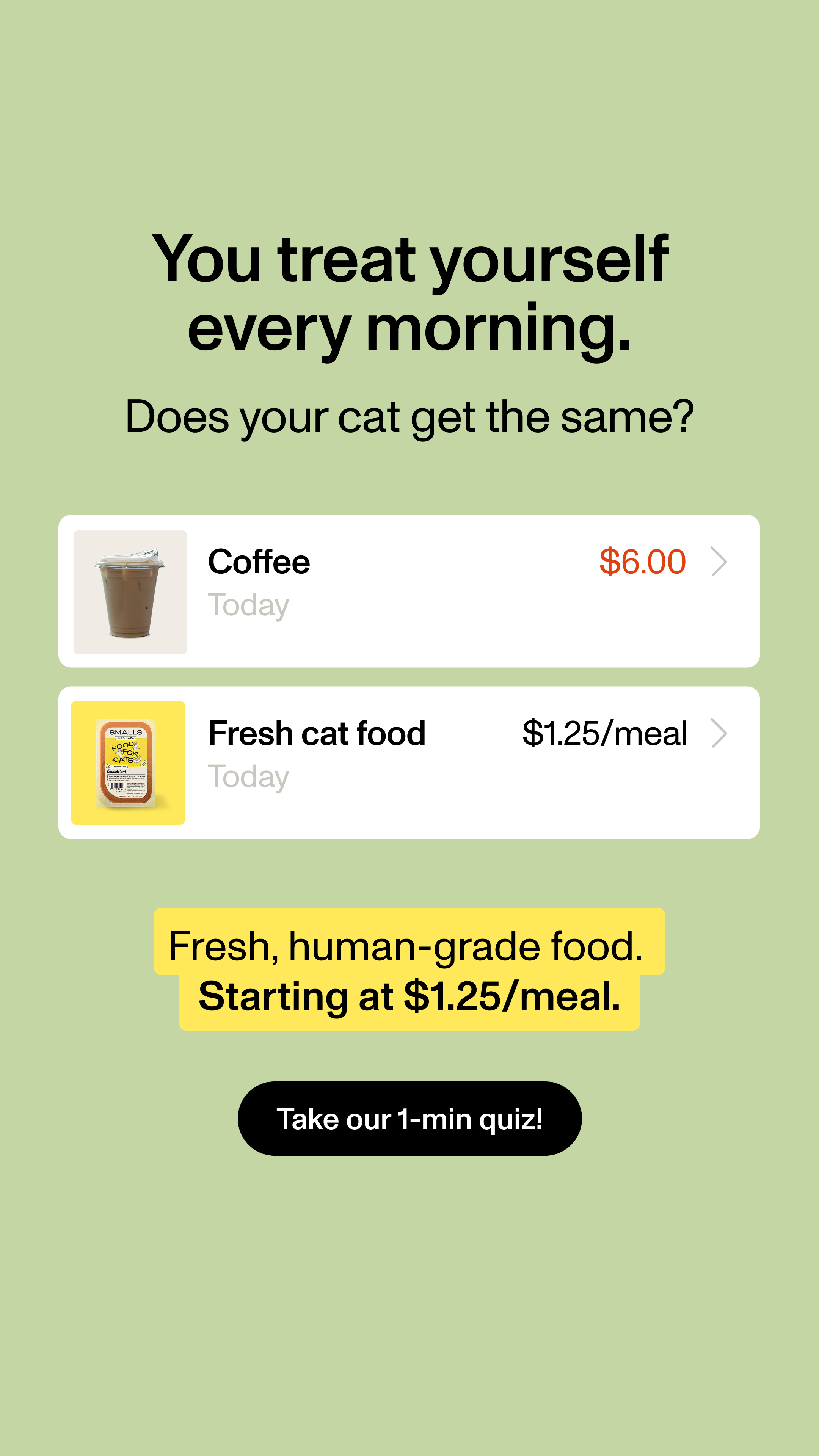 Smalls Facebook ad
