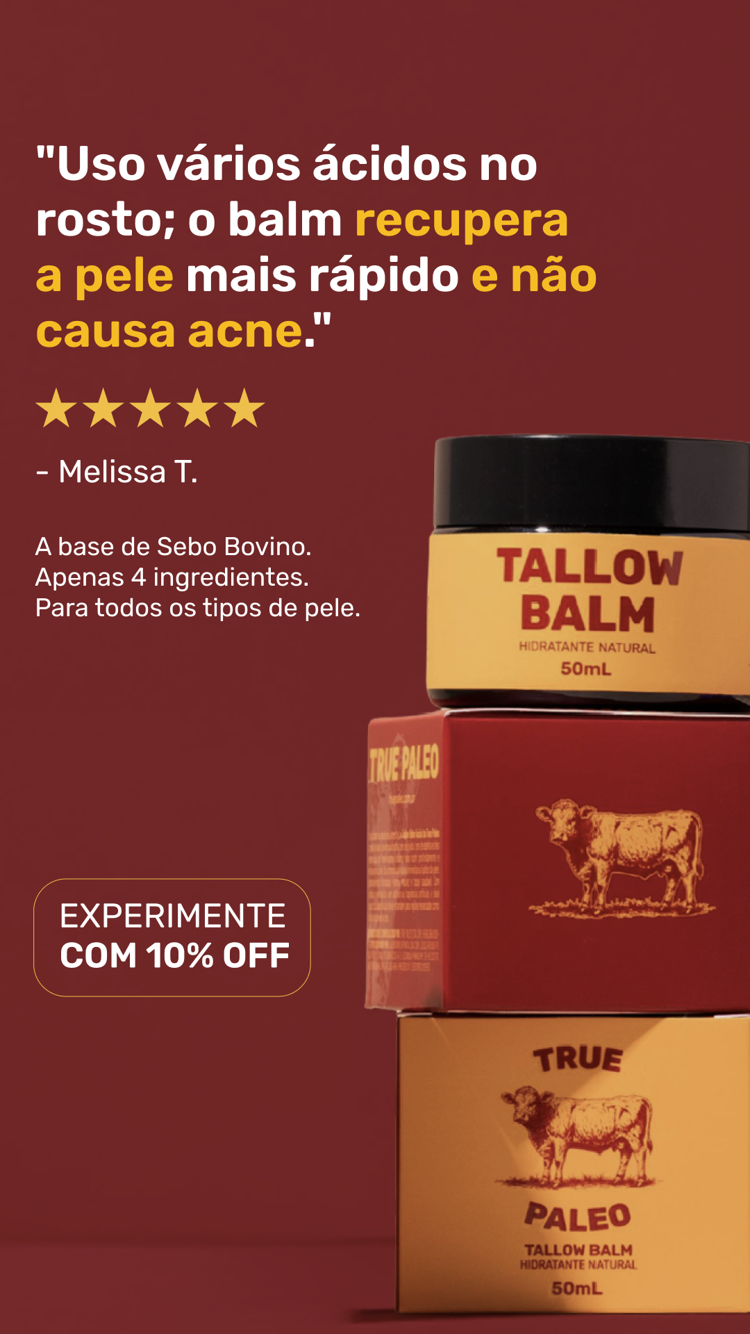 True Paleo Facebook ad: Tallow Balm