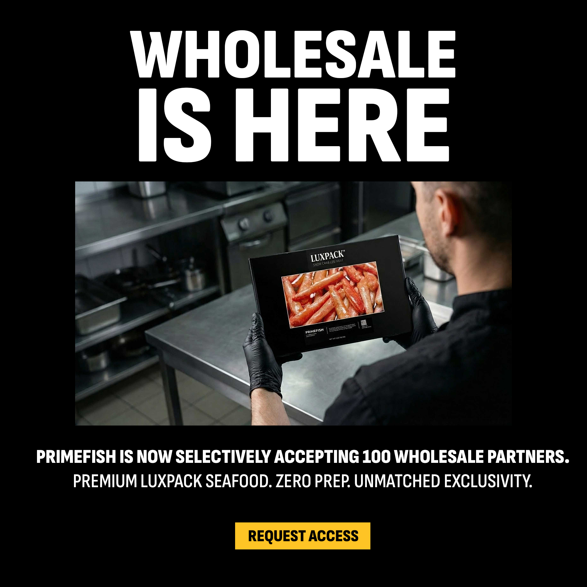 PrimeFish Seafood Co. Facebook ad