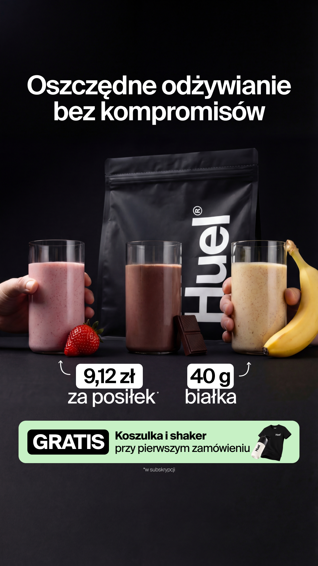 Huel Facebook ad