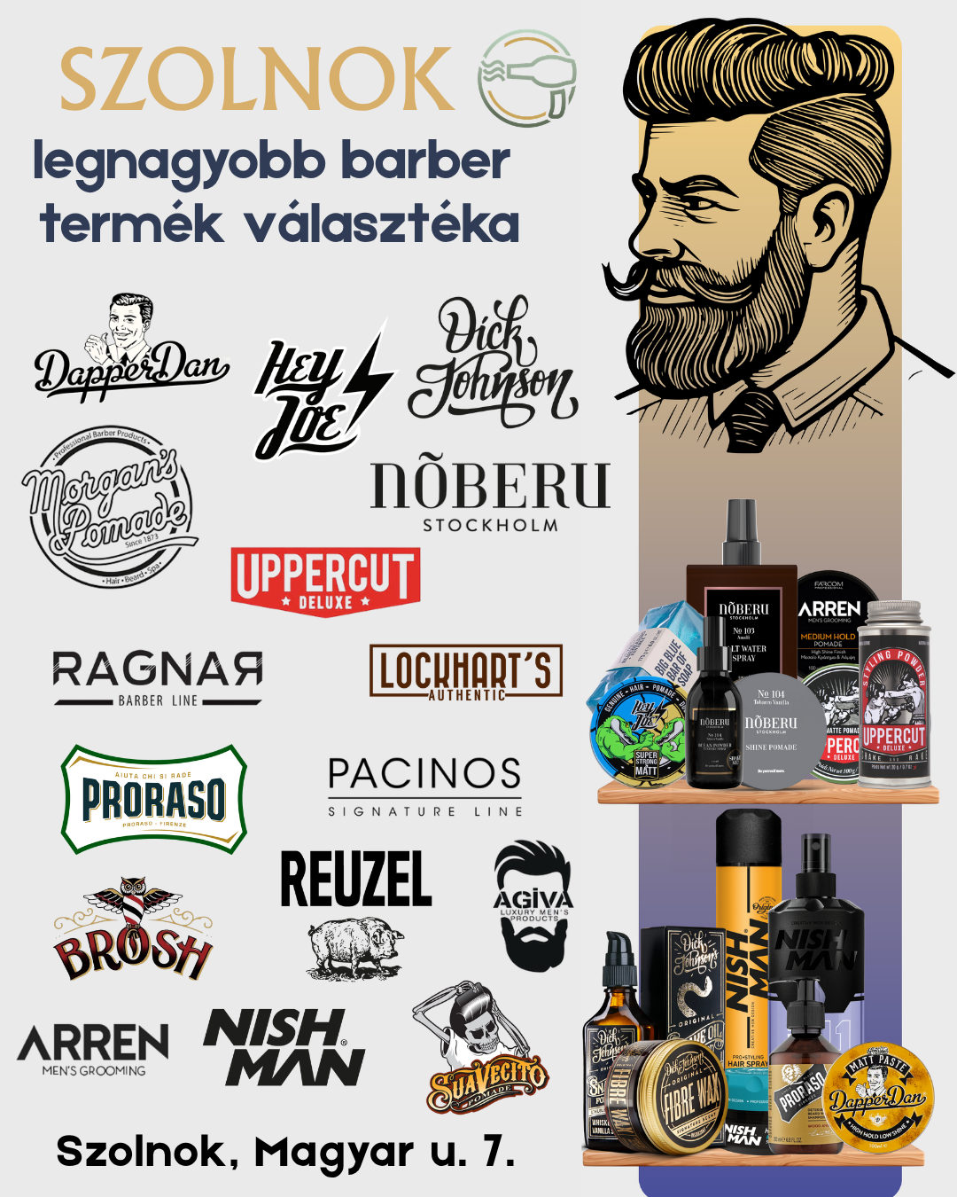 Hullám Fodrászcikk Szolnok Facebook ad: Szolnok legnagyobb barber termék választéka!