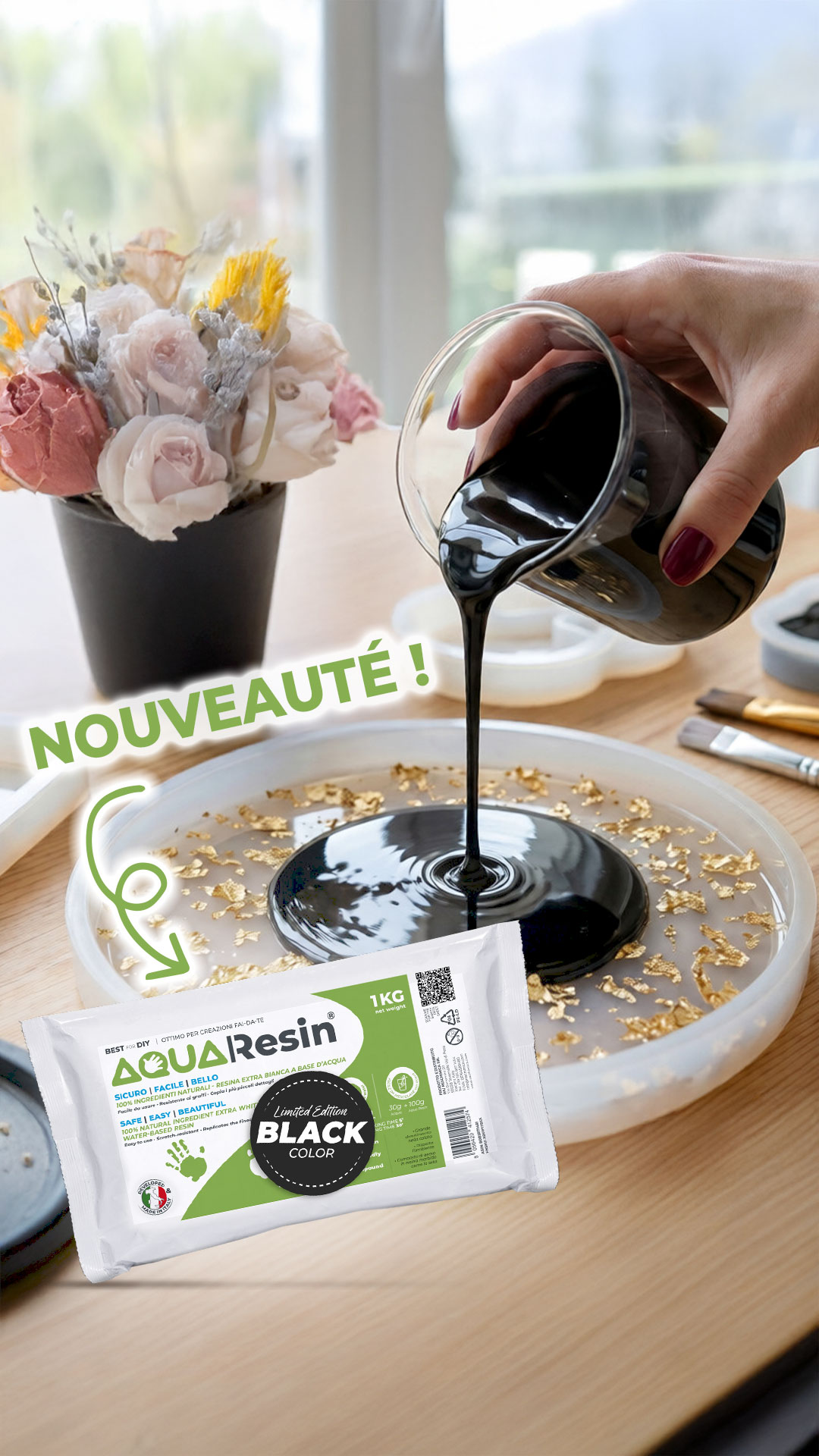 Aqua Resin Italia Facebook ad from Jan 20, 2026
