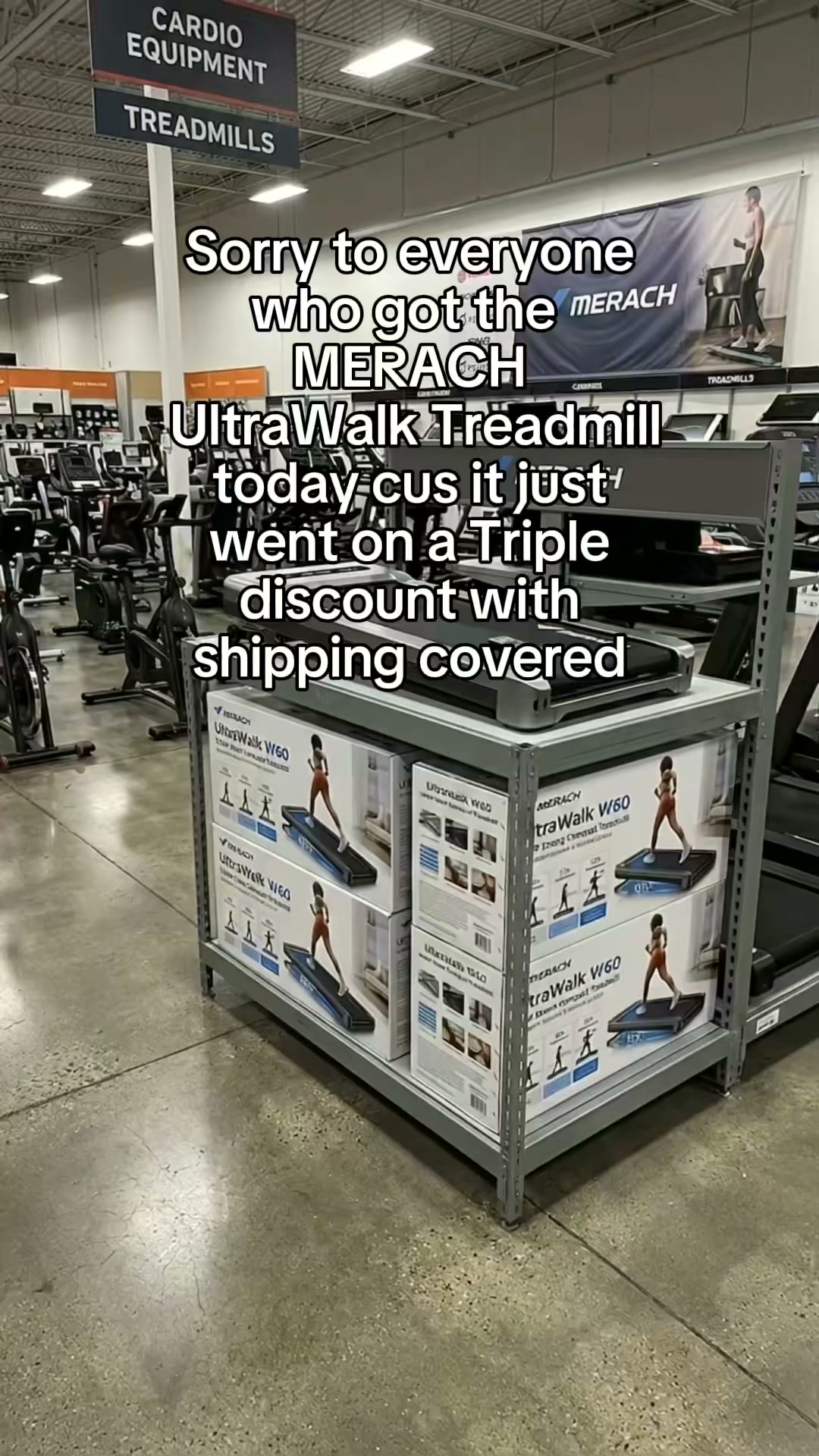 Merachfit.us Facebook ad: NEW UltraWalk W60 Plus, Save $150