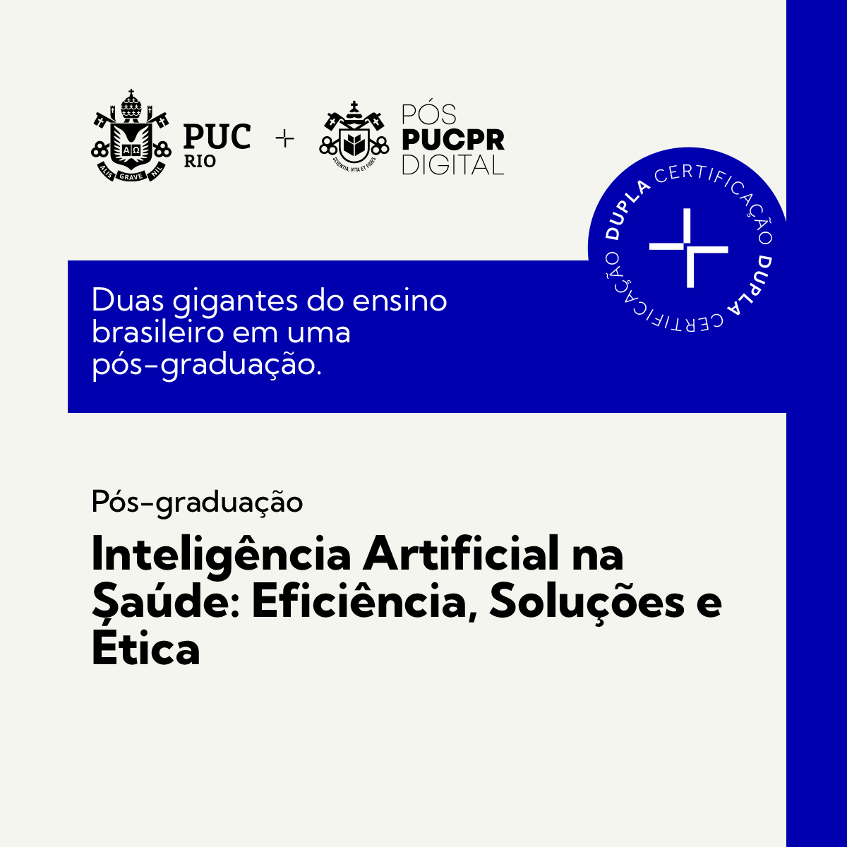 Educação Continuada da PUC-Rio Digital Facebook ad: O ano começou, e chegou a hora de…