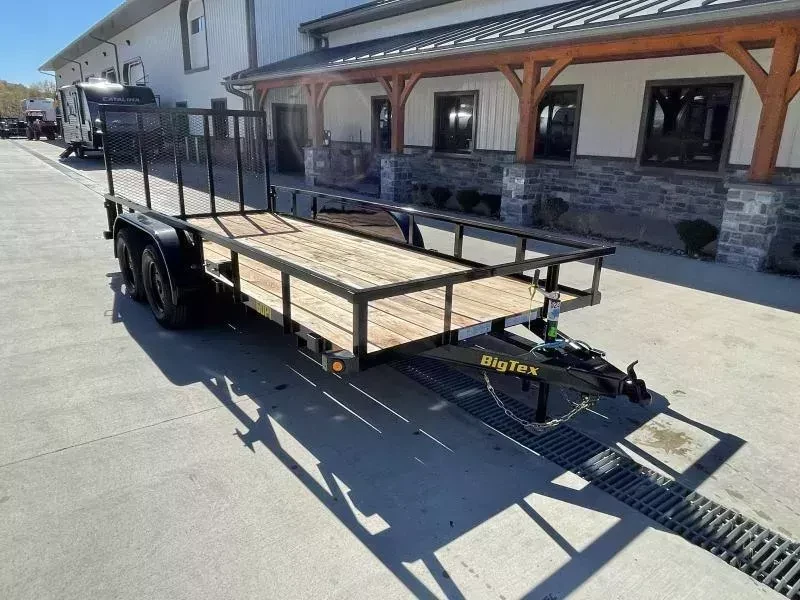 Joe Kaltenbaugh Facebook ad: 2026 Big Tex 6.5x14' 60PI Tube Top Landscape Utility…