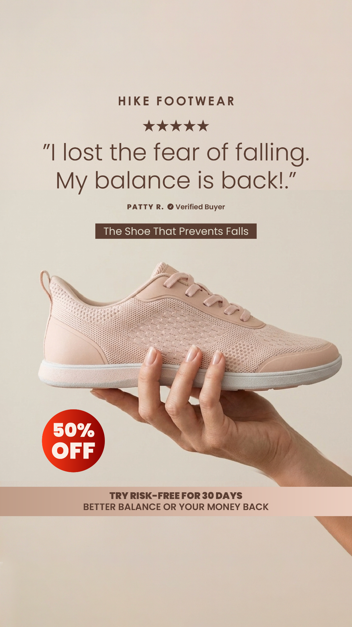 HIKE Footwear Facebook ad