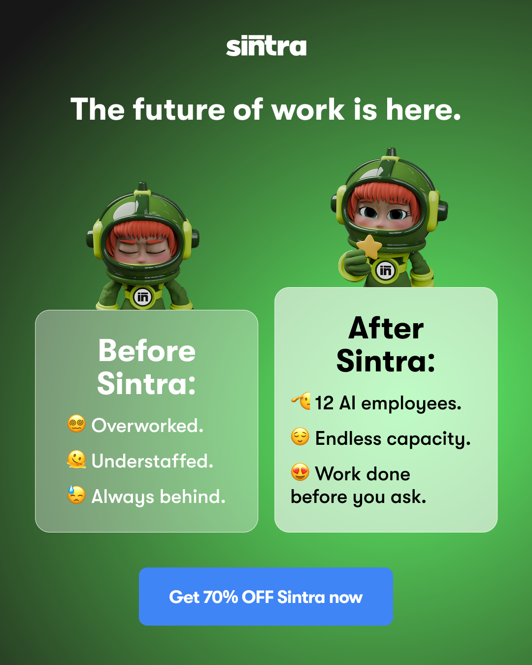 AI Trends Facebook ad: Up to 70% Off