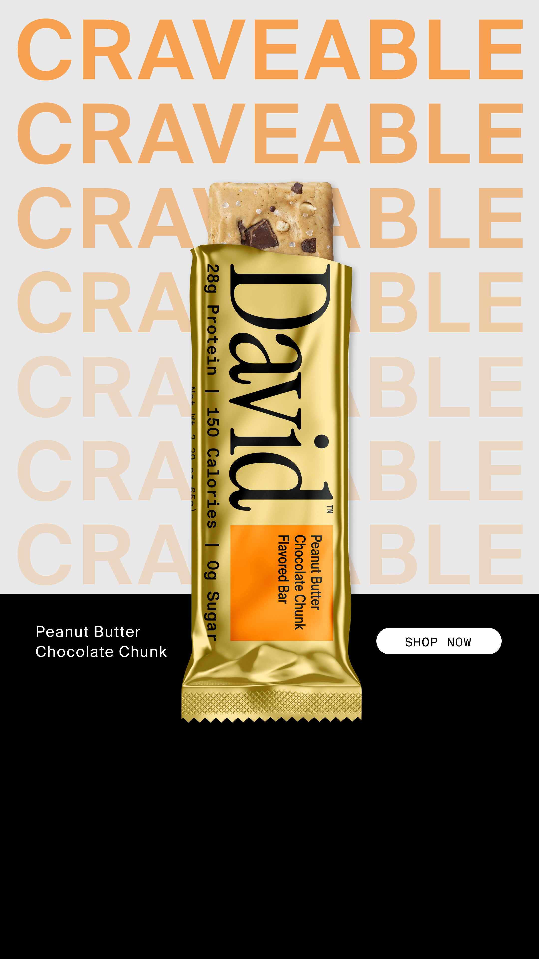 David Protein Facebook ad