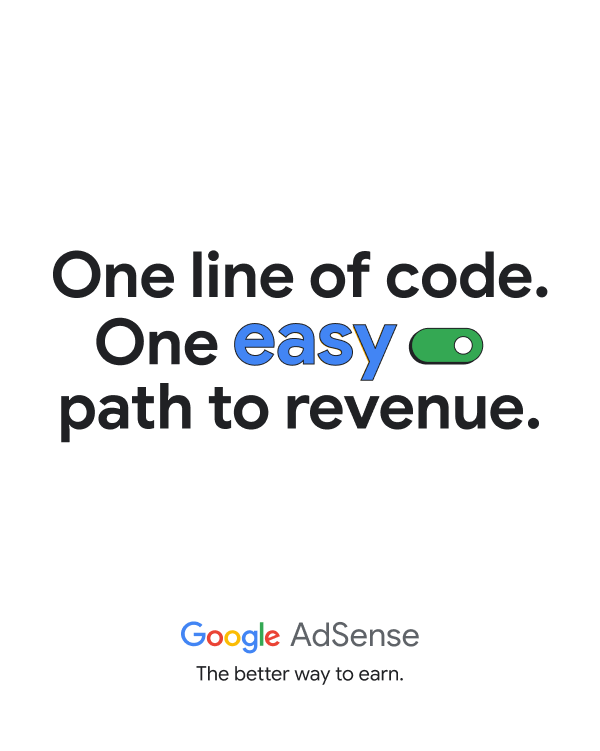 Google for Publishers Facebook ad: The easiest way to earn revenue online.