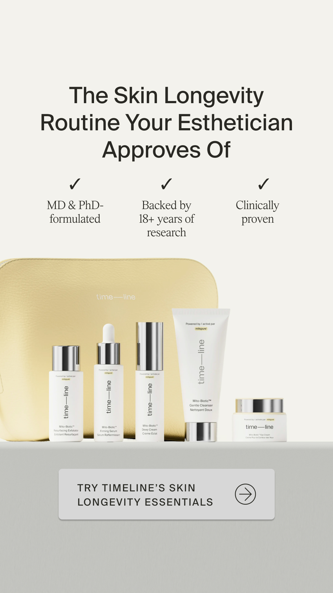 Timeline Longevity Facebook ad