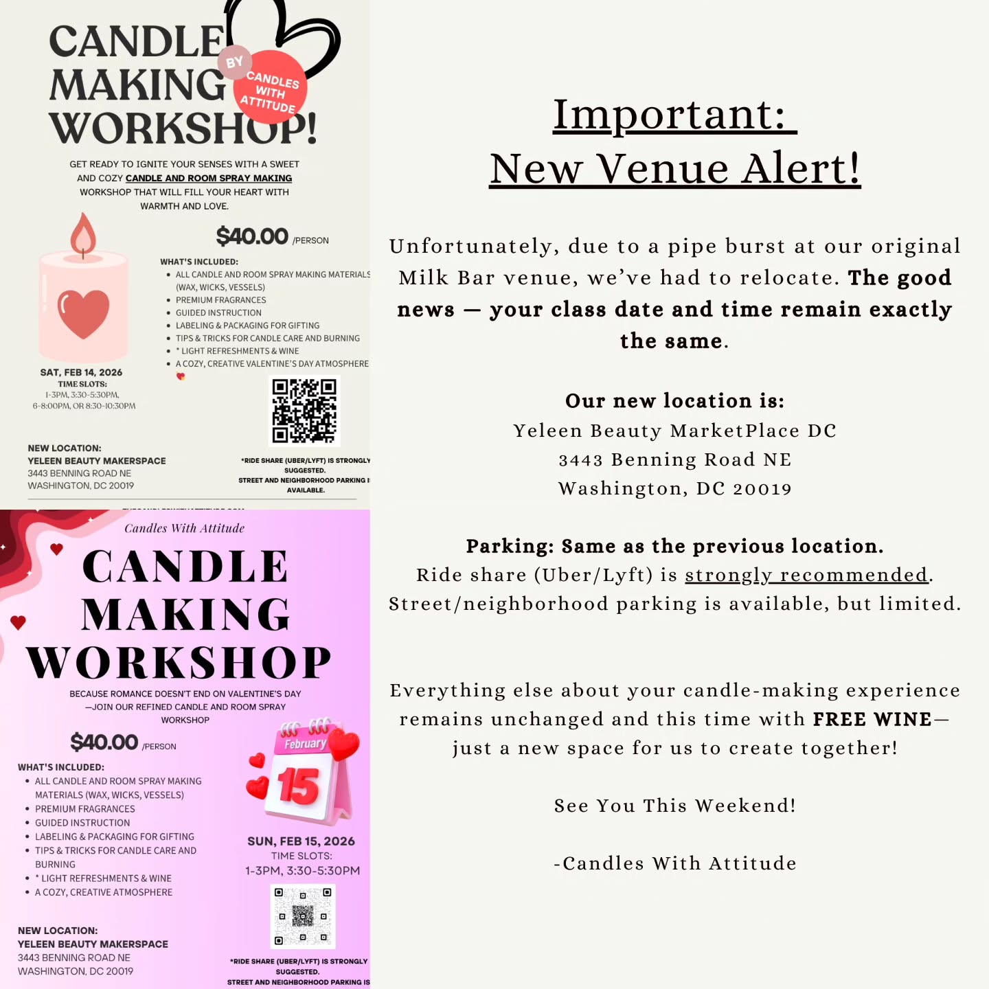 candleswithattitude Facebook ad: Still in Love: A Candle and Room Spray Making Experience |…