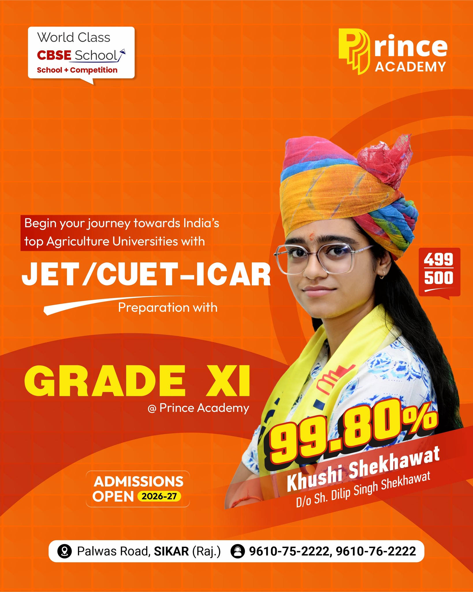 Prince Education Hub SIKAR Facebook ad