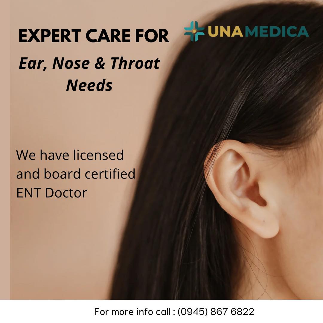 Clinic by Una Medica Facebook ad: Expert Ear, Nose, and Throat Care at Una…