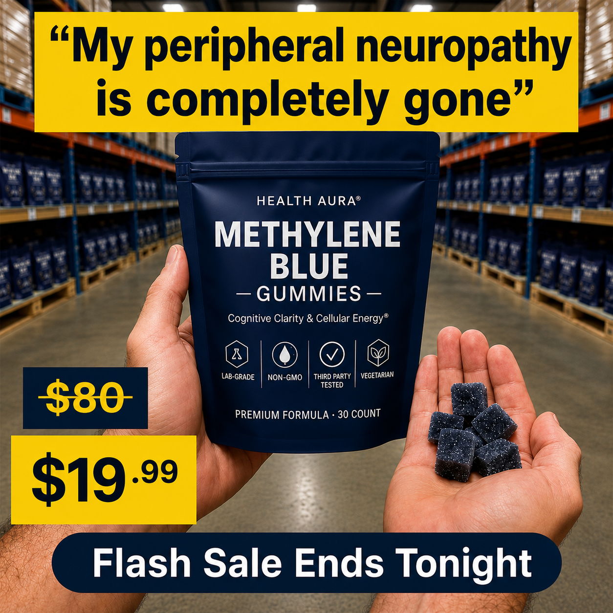 The Pain-Free Aging Report Facebook ad