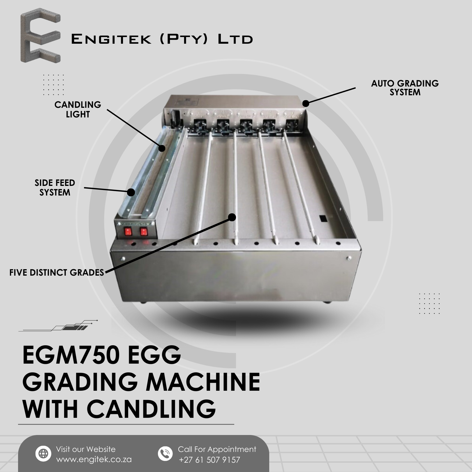 Engitek Facebook ad: Still grading and cleaning eggs by hand?
