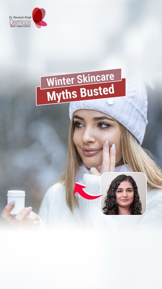 dermcosclinic Facebook ad: Winter skincare myths can do more harm than…