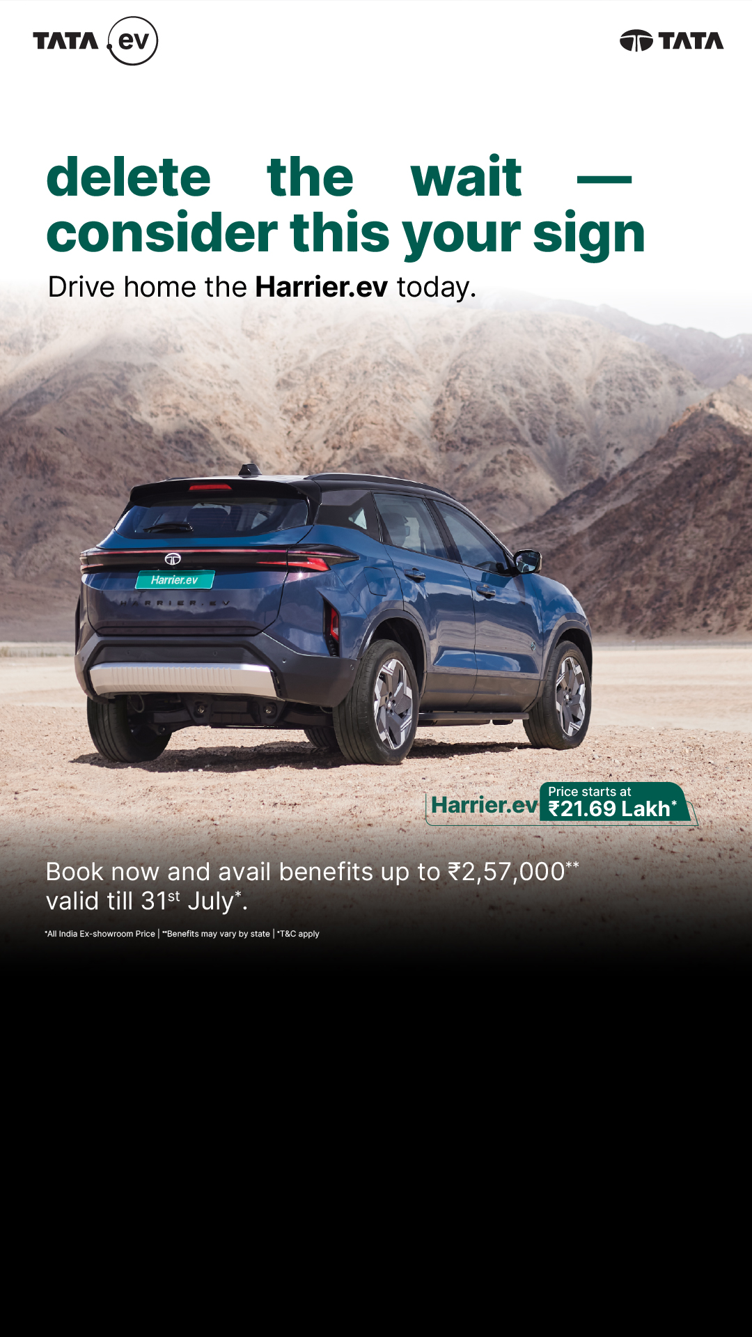 Tata.ev Facebook ad