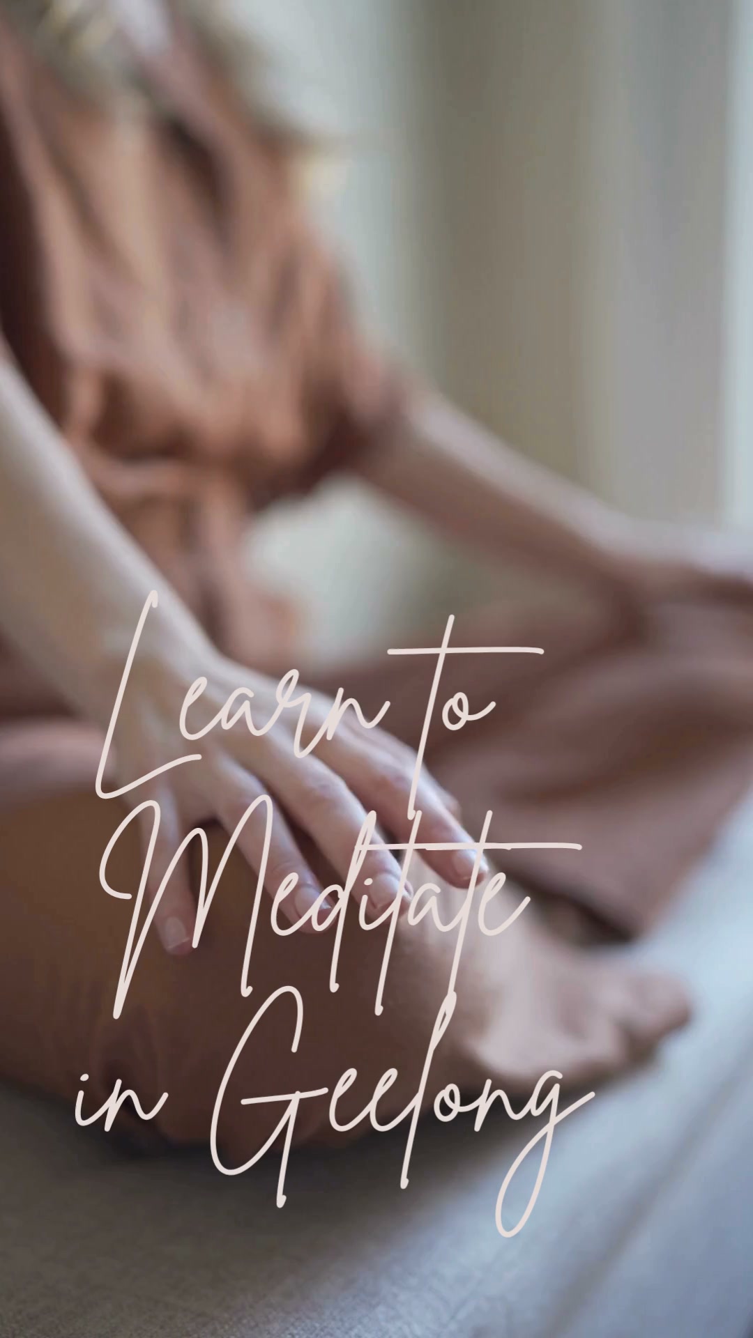 Meditate in Melbourne Facebook ad: Meditation Class | Geelong | Wednesdays
