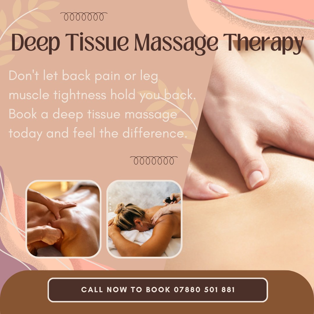 Claire's Sports Massage Therapy Facebook ad: It’s time to put yourself first and treat…