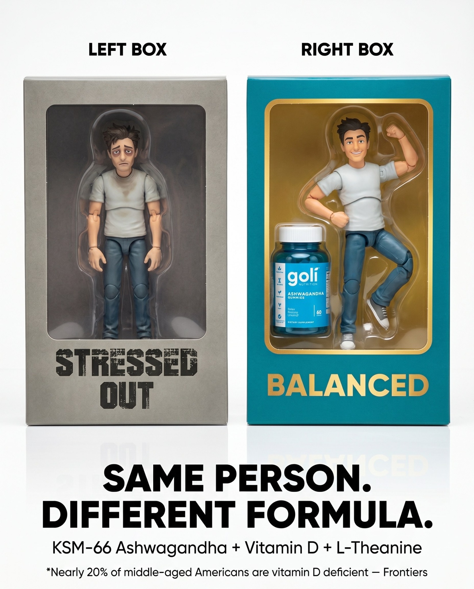 Goli Facebook ad: OVER 60% OFF + 100% FREE Shipping
