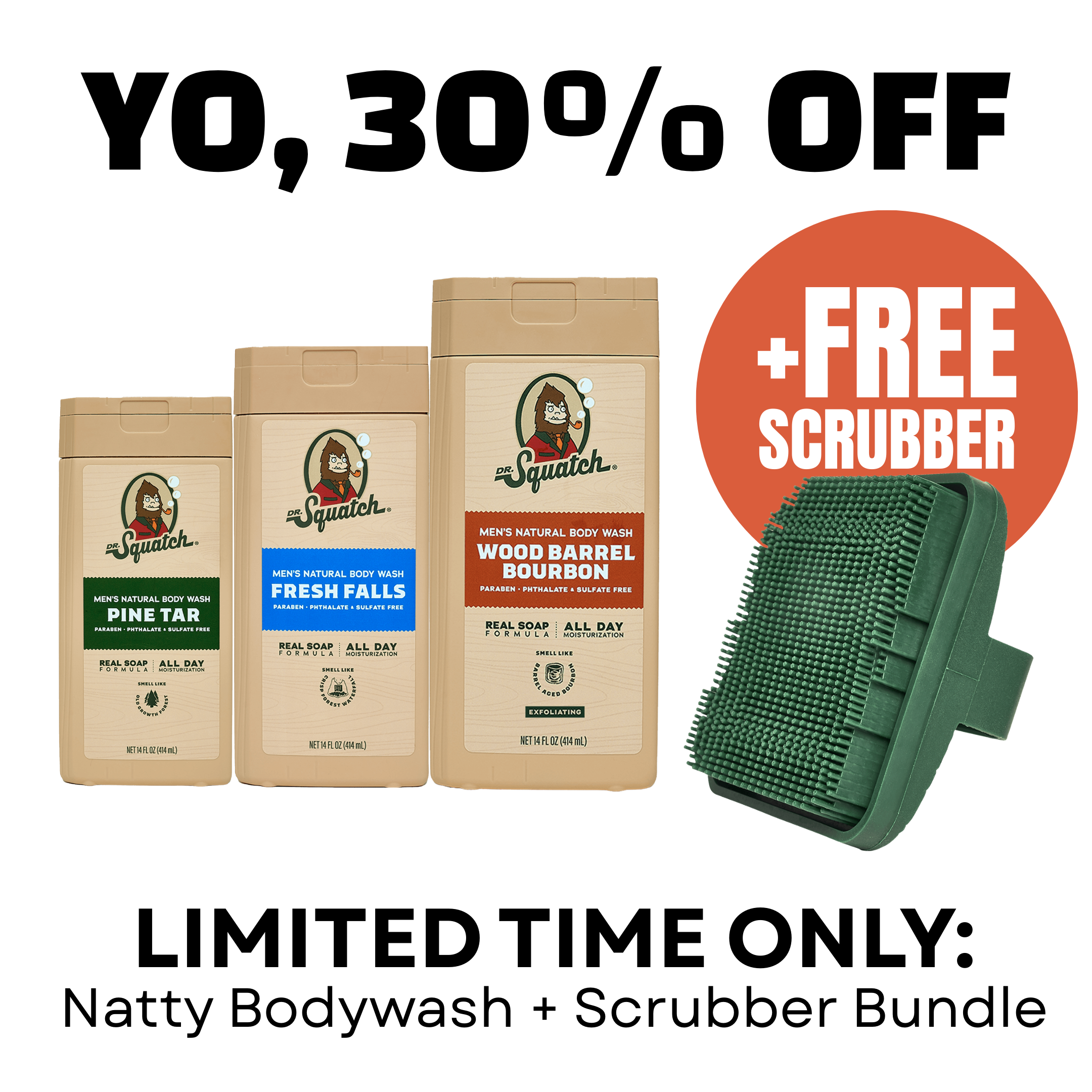 Dr. Squatch Facebook ad