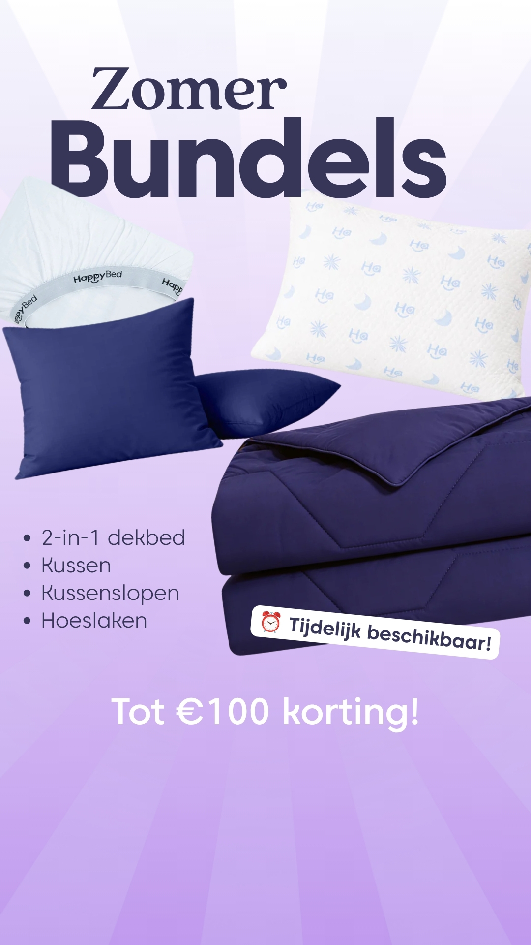 HappyBed Facebook ad