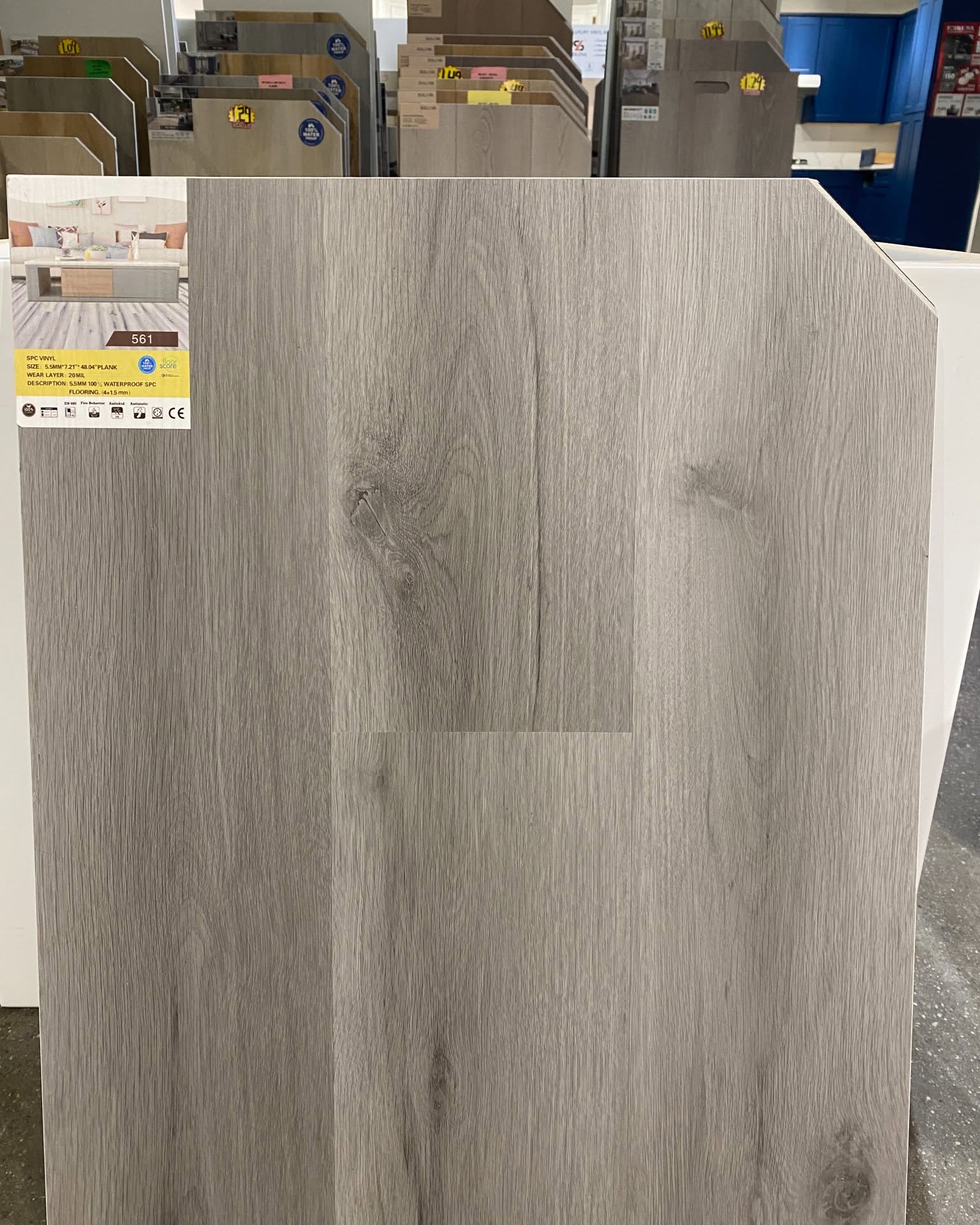 Flooring Depot Facebook ad: Starting at $0.99/SQFT Vinyl Flooring.