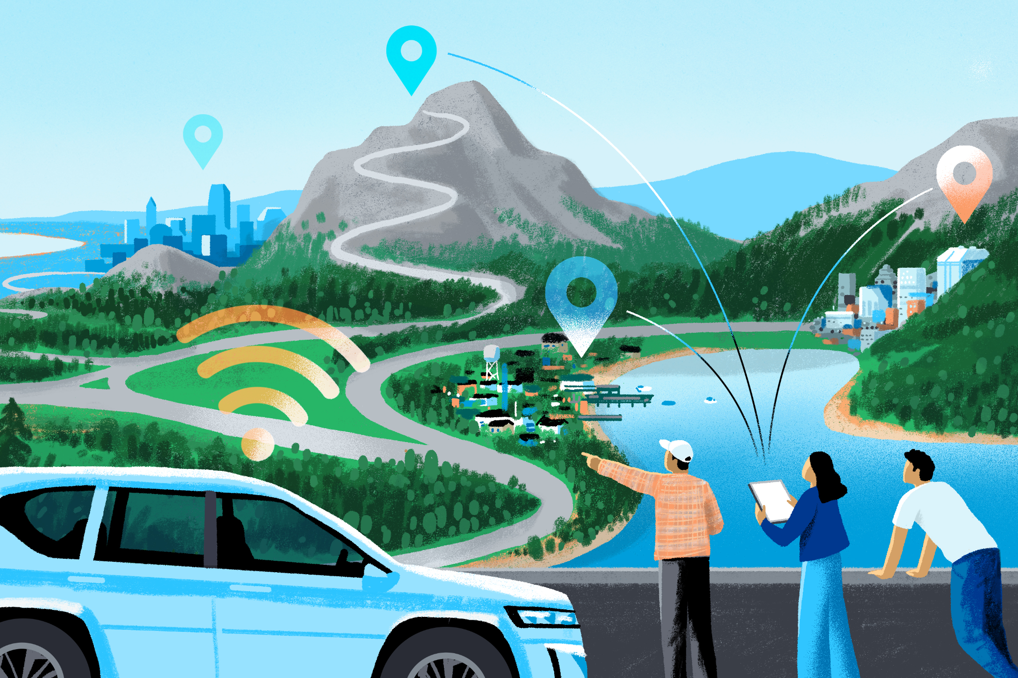 Morning Brew Facebook ad: Discover your ideal road trip