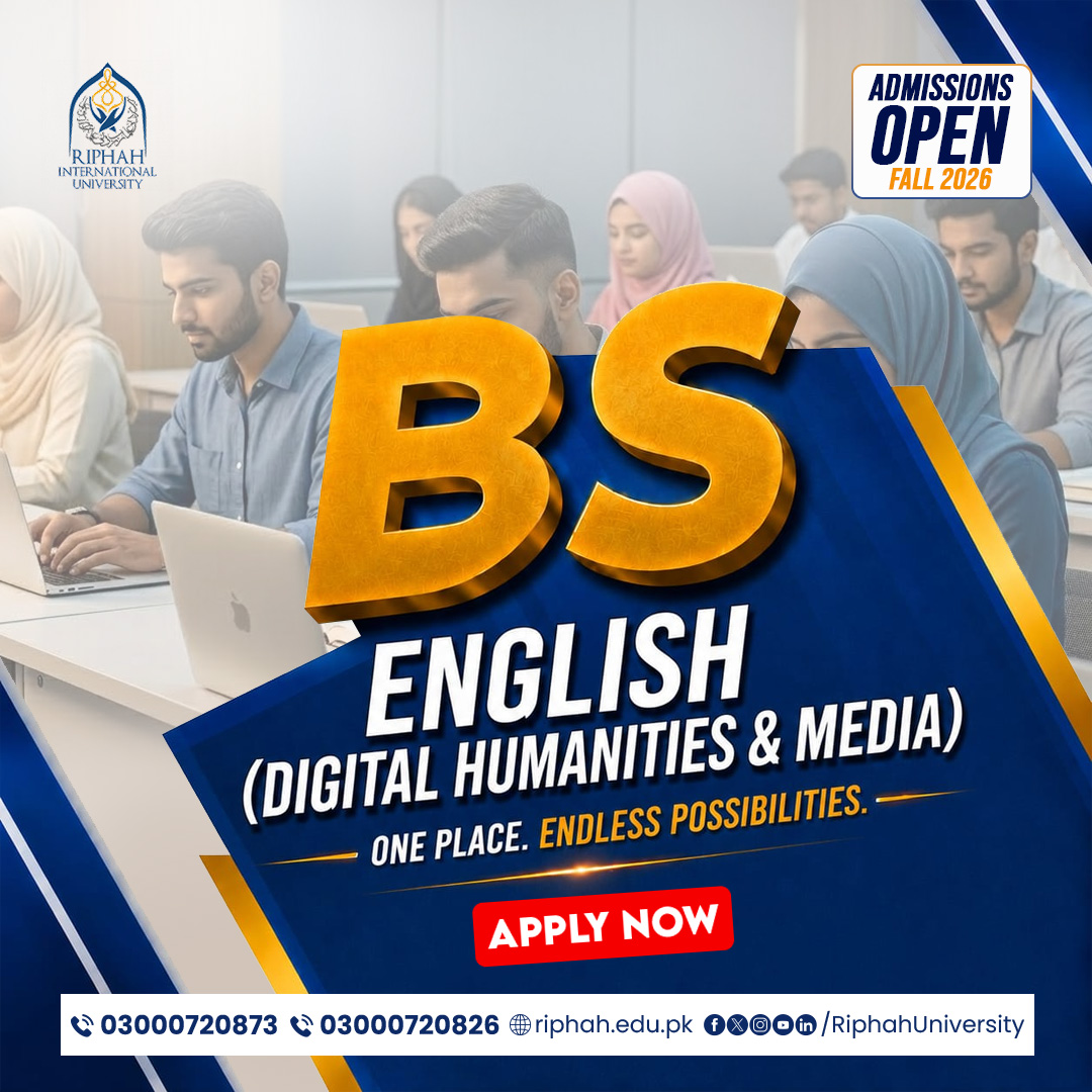 Riphah International University - Lahore Campus Facebook ad