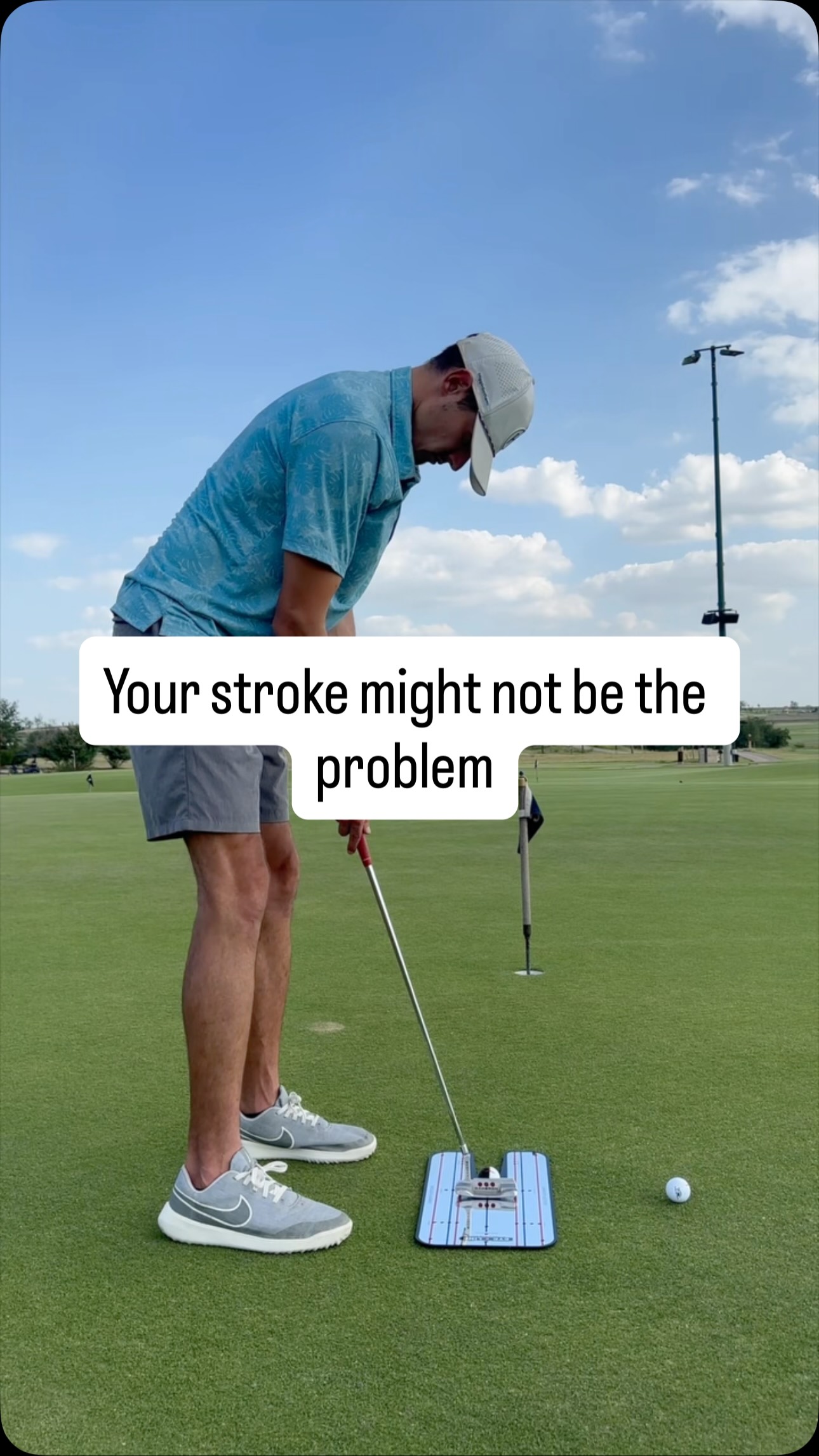 EyeLine Golf Facebook ad: Your stroke might not be the problem.