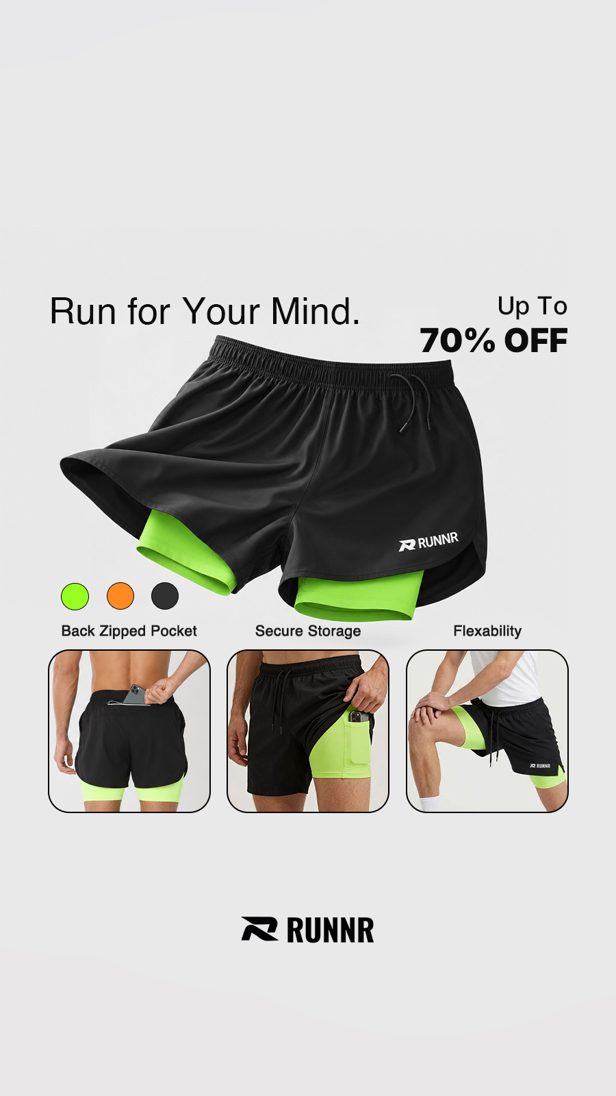 RUNNR Activewear Facebook ad
