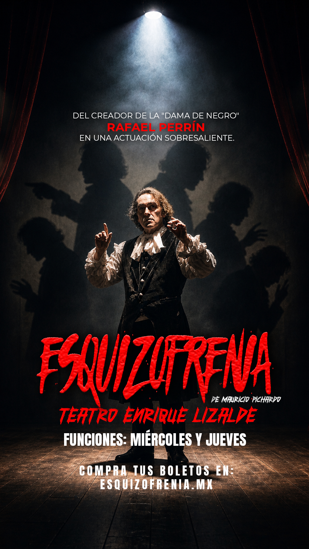 Esquizofrenia MX Facebook ad: El maestro del terror ¡Te espera!