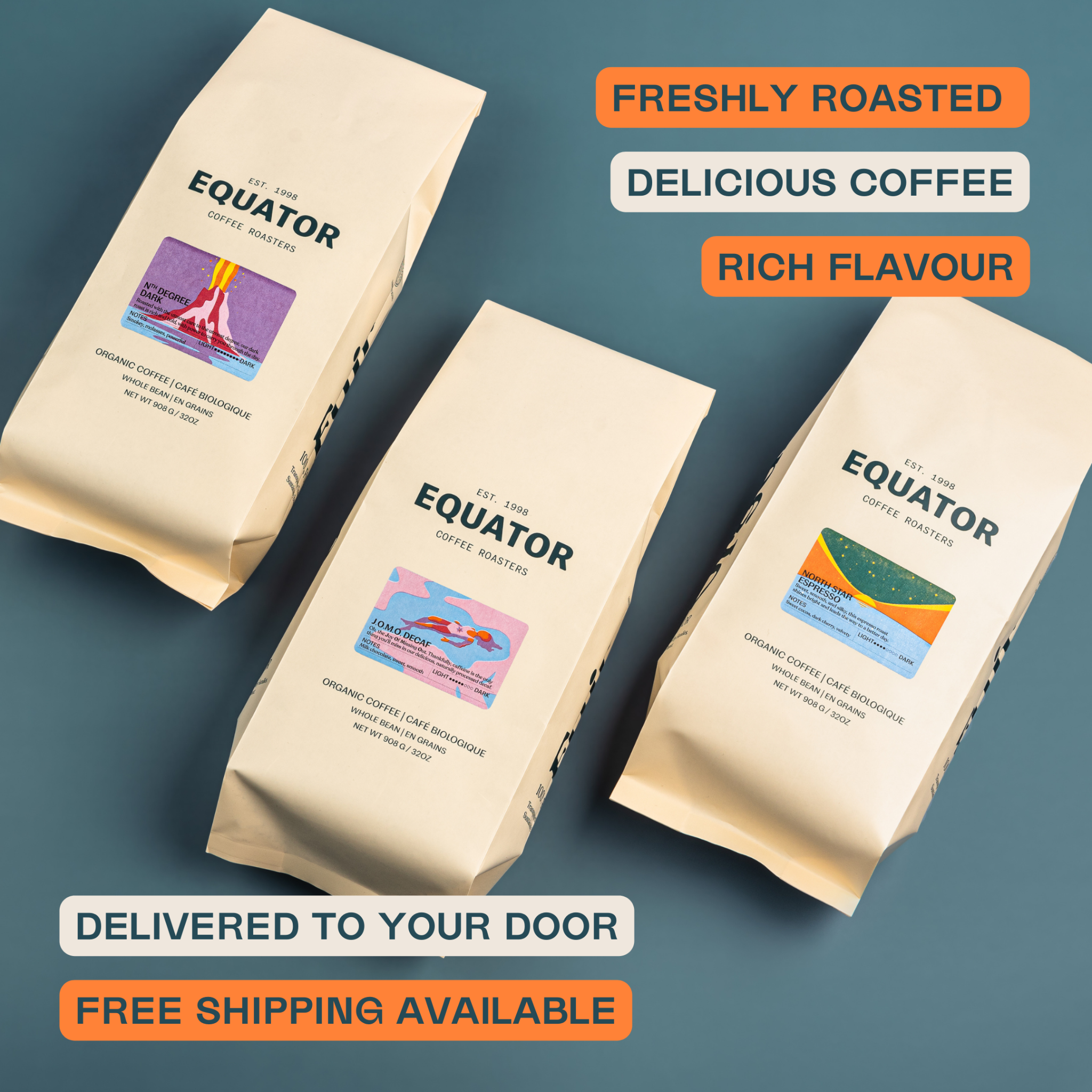 Equator Coffee Roasters Facebook ad