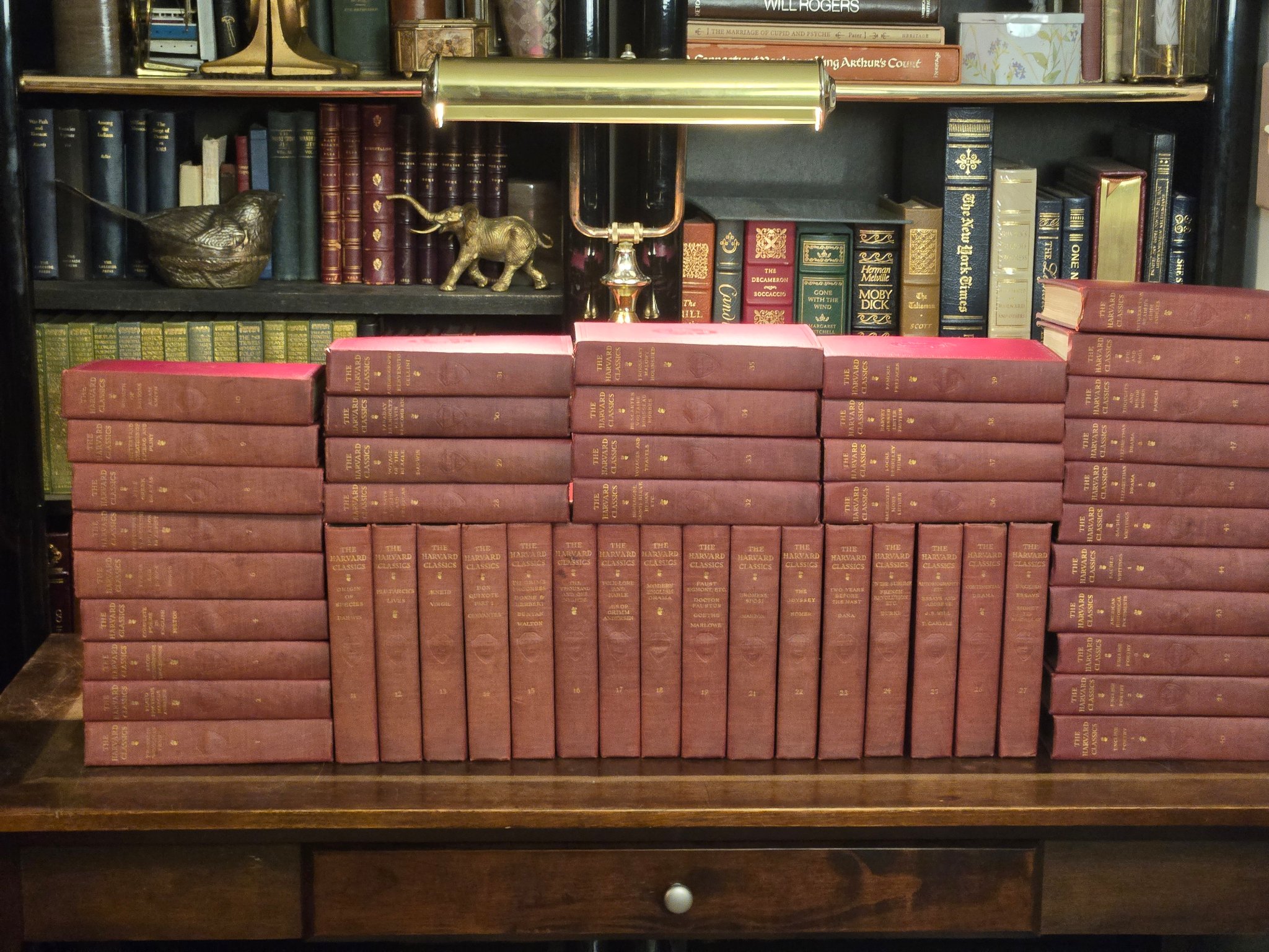 David McCreary Facebook ad: Harvard Classics 50 Volume Set - Early printing