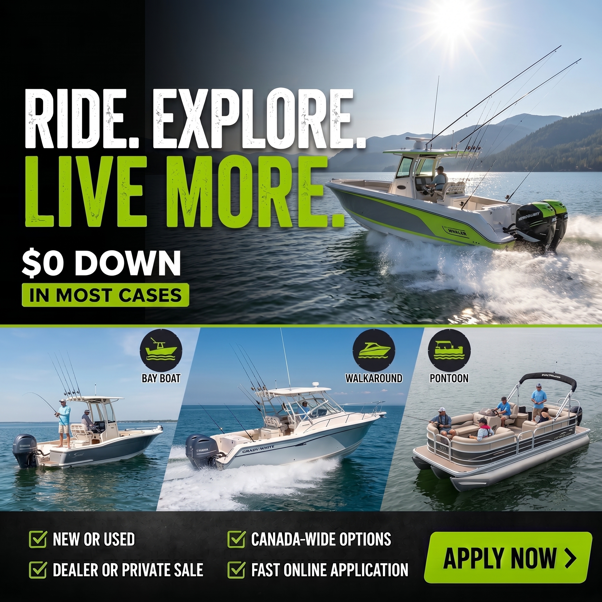 Canada Powersports Financing Facebook ad