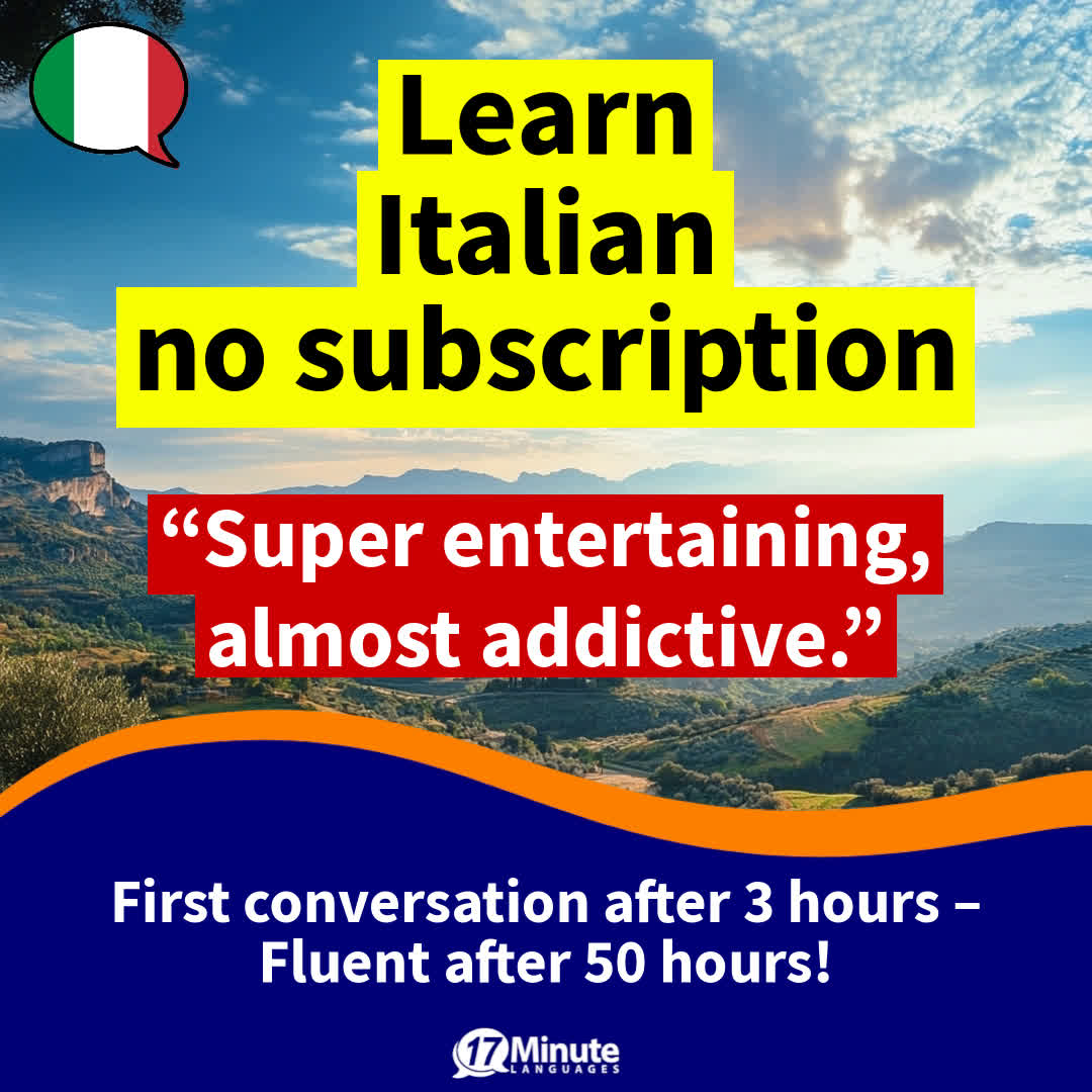 Polyglott in 17 Minutes a Day	 Facebook ad