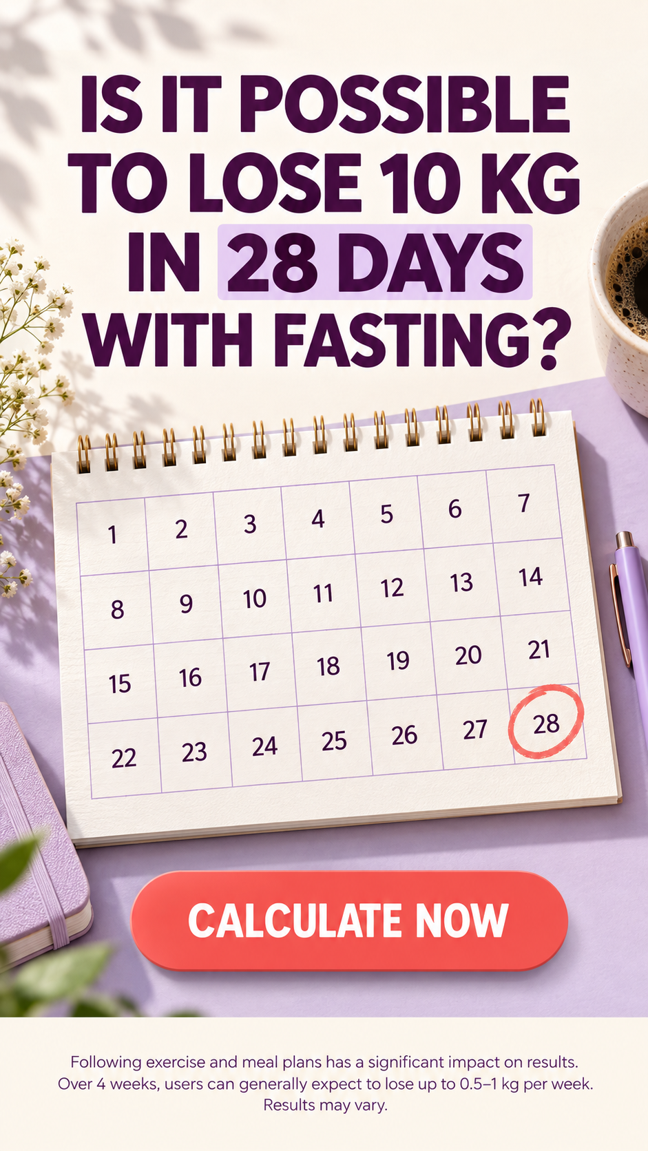 28 Day Challenge Facebook ad: Try it
