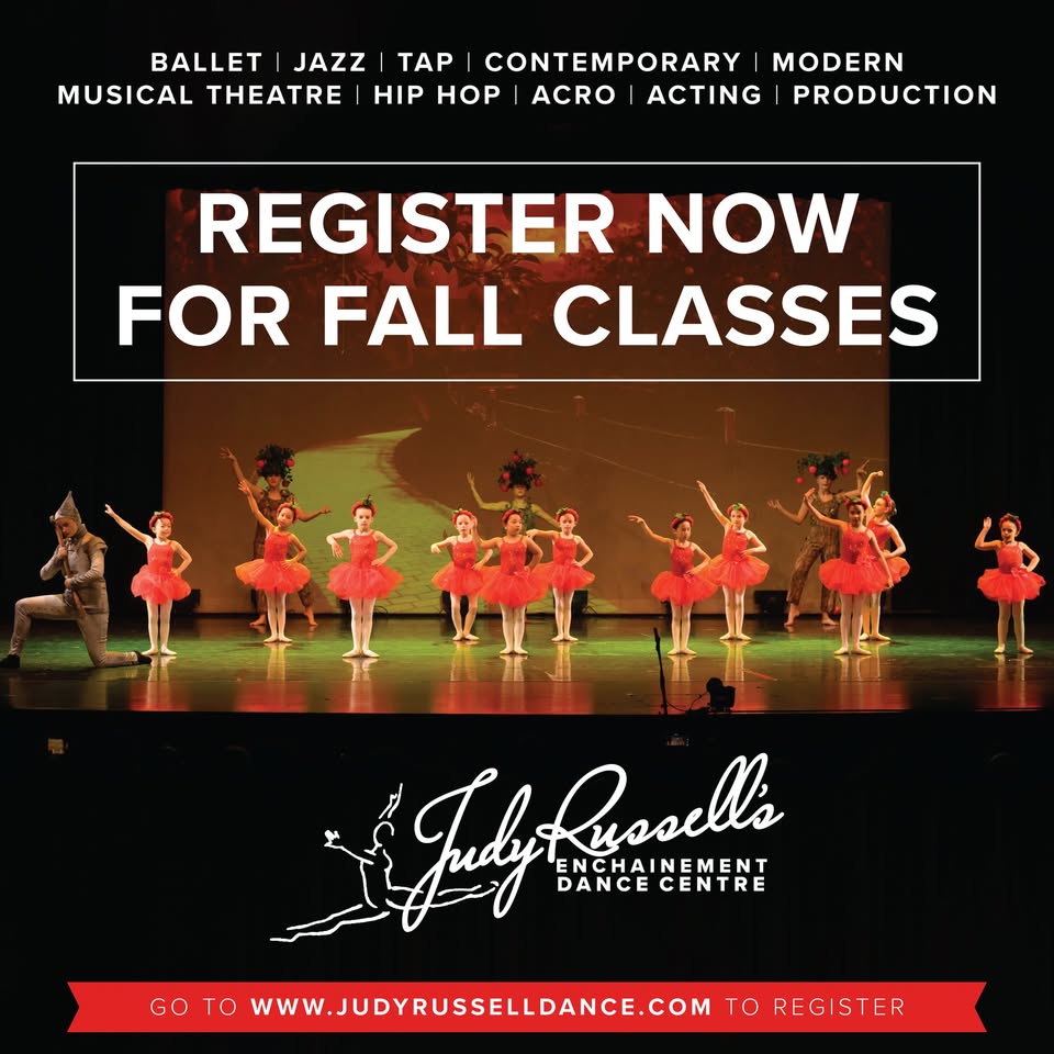 Judy Russell's Enchainement Dance Centre Facebook ad from Sep 15, 2025