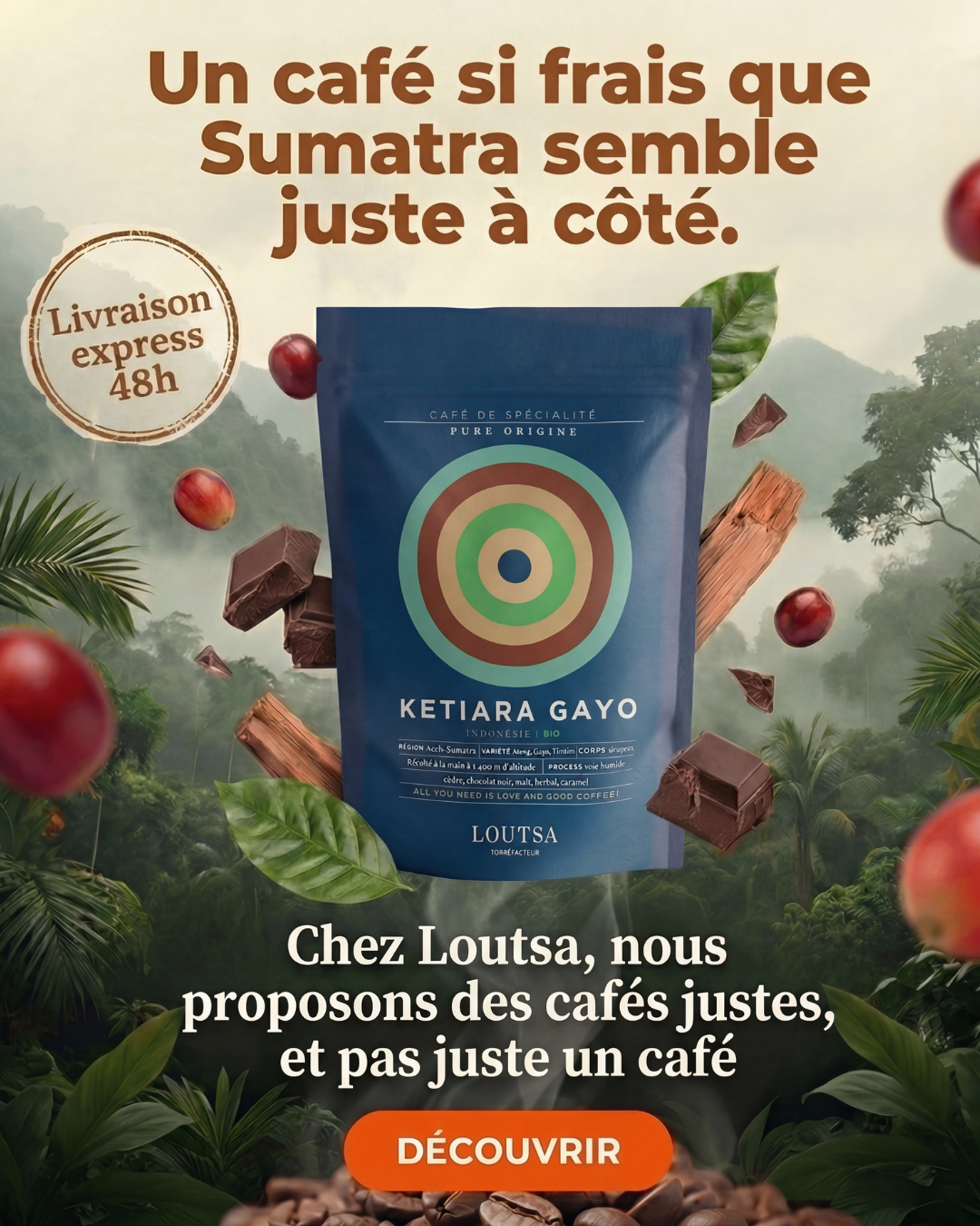 Loutsa Torréfacteur Facebook ad