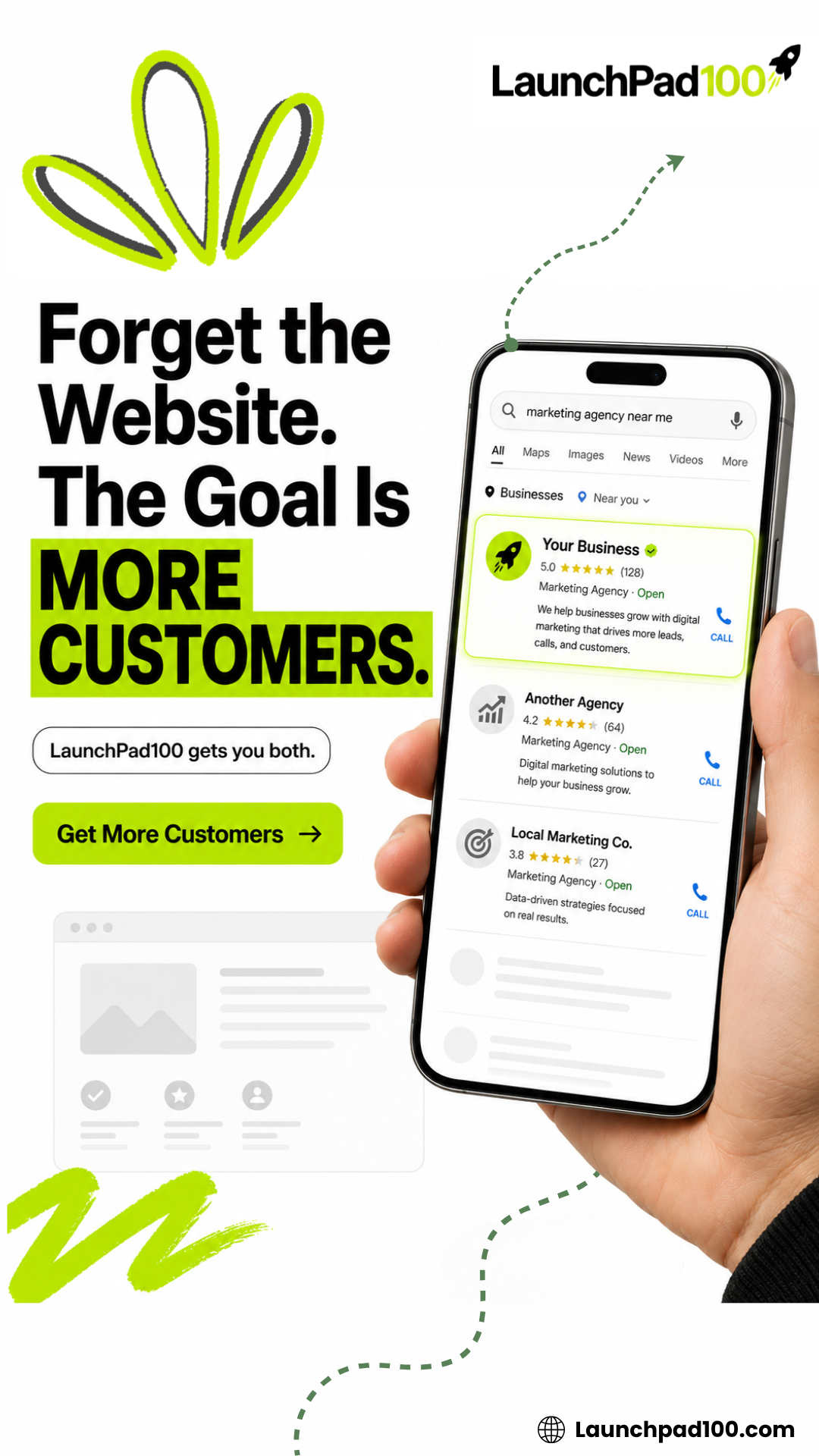 LaunchPad100 Facebook ad from Aug 7, 2026